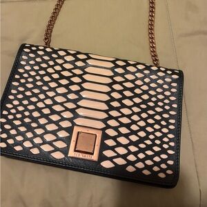 Ted Baker London Black and Pink Shoulder Bag